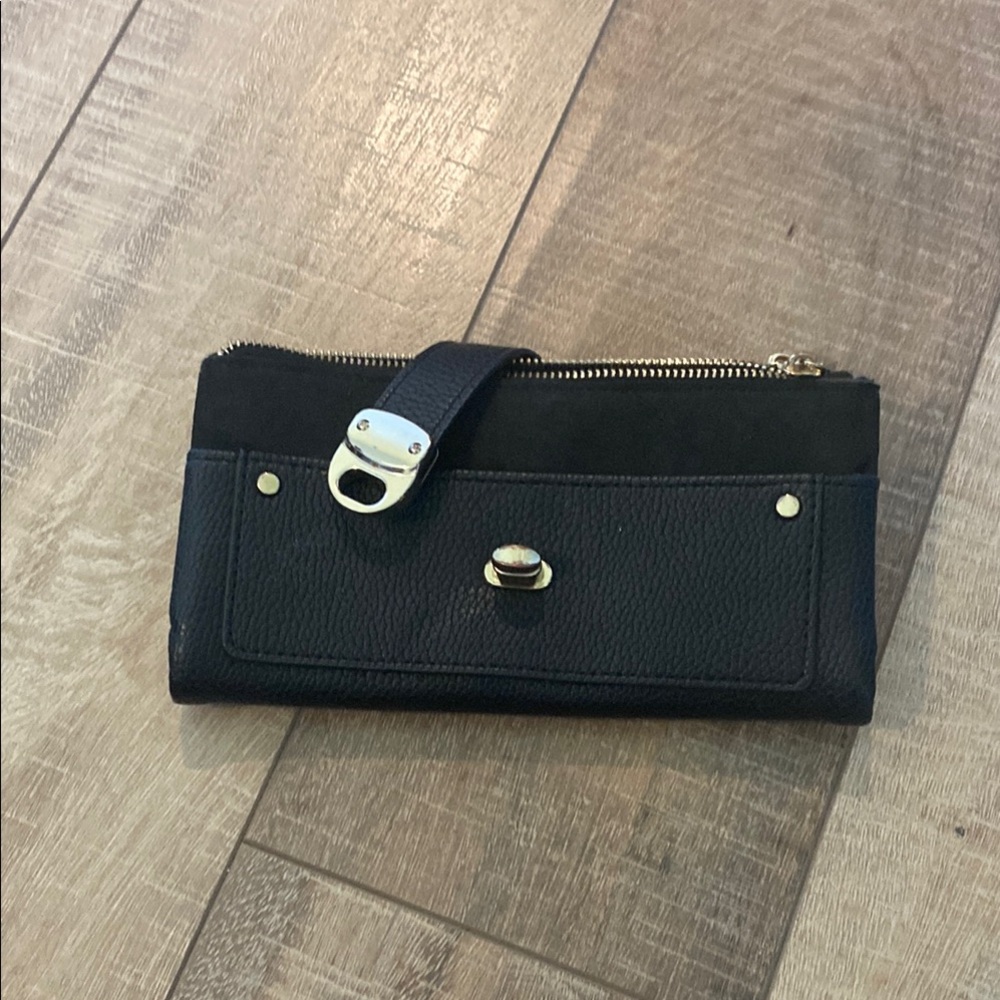 Accessorize Black and Gold Wallet